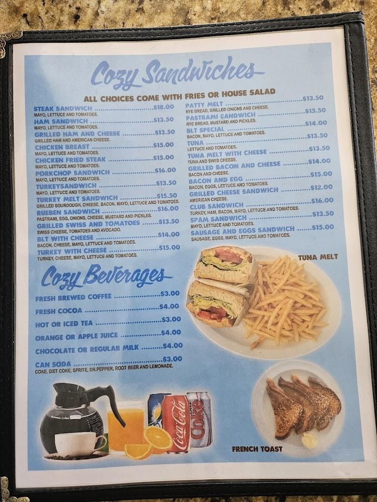 Cozy Cafe Menu image 4